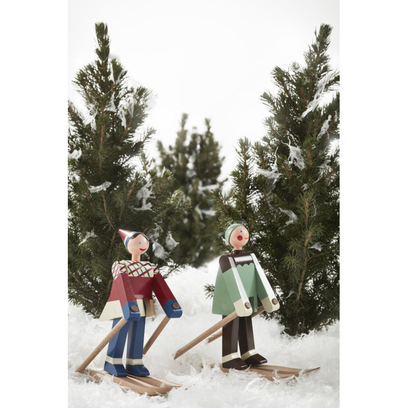 The Skier Boje Figurine