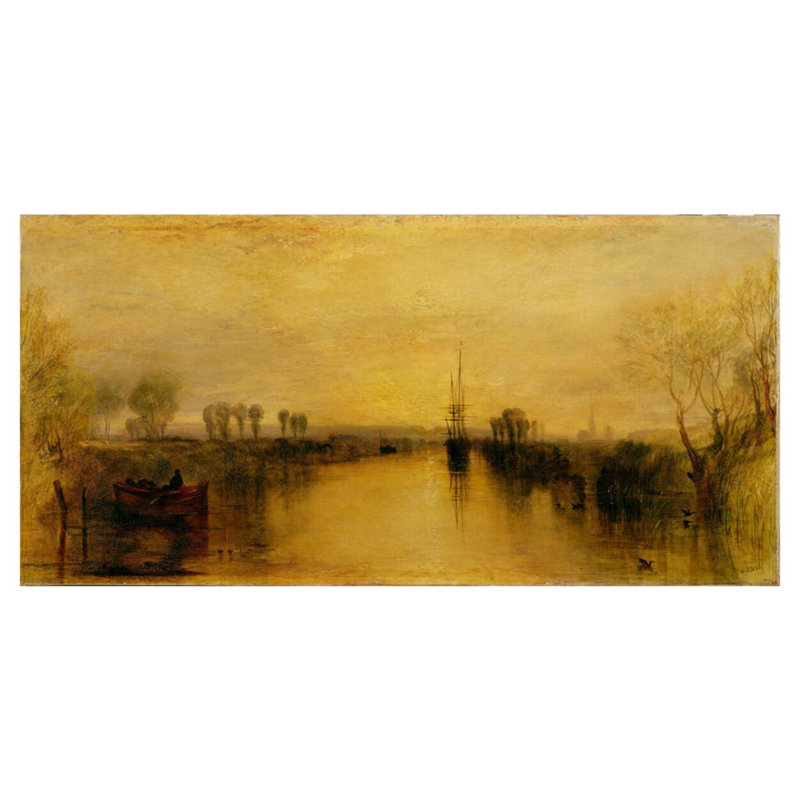 Chichester Canal par Joseph Mallord William Turner - Estampe numérique, H 32 po x l 40 po