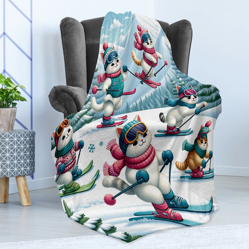Throw Blanket, 70" W x 90 " L
