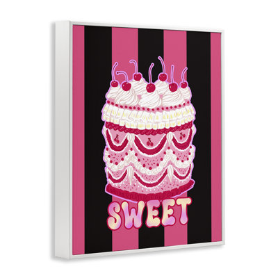 Art de gâteau sucré avec rayures par Ziwei Li