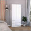 Armoire 2 tiroirs Austin, porte double, tringle-1200111733