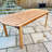 Agna Rounded Edge Wooden Dining Table