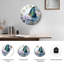 Horloge murale papillon en verre-174281310