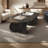 Erandi 51.2” Modern Wood Coffee Table With Two Abstract Support