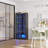 Gaylyn Dining Cabinet Smoked Black Acrylic Door With LED Light-545323973
