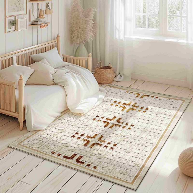 Joseph Rug DESIGN 5511, Cream, Rectangle 7'11" x 10'10'