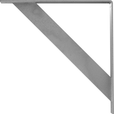 2"W x 20"D x 20"H Traditional Steel Bracket, Hammered Gray