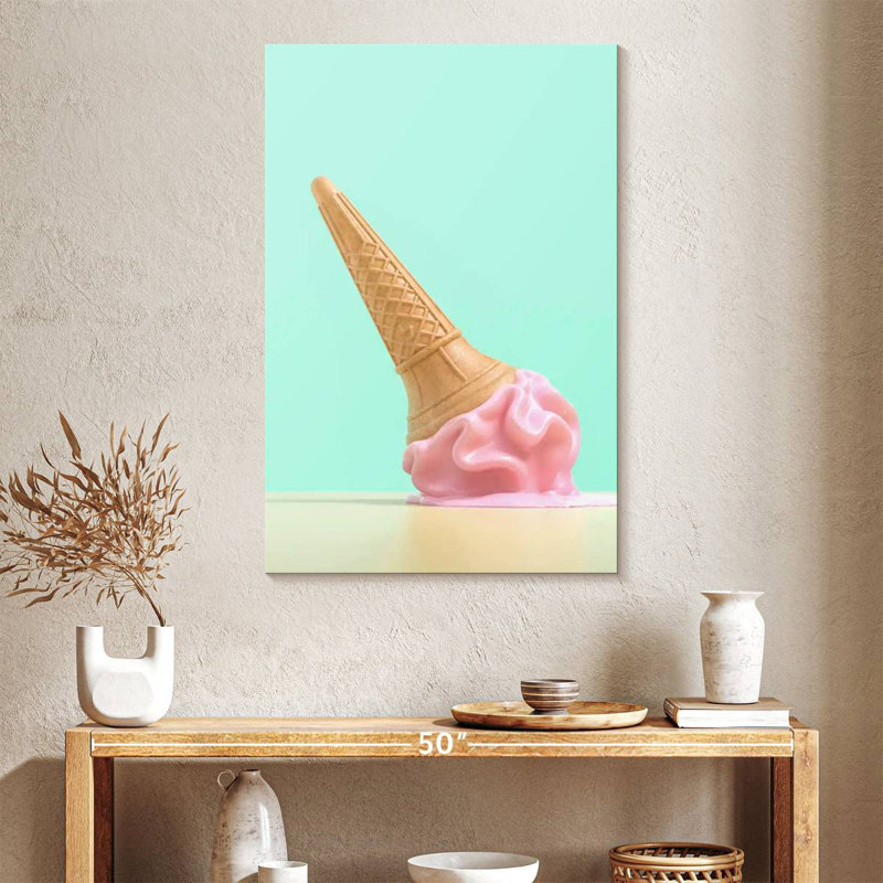 Yarlin Ice Cream Cone Spill, 24" H x 16" W