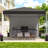 10' X 10' Pop Up Canopy Tent With 1 Sidewall, Easy Outdoor Sun Shade, Portable Shelter Gazebo For Events, Parties And Camping (white)-121543775