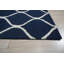 Hand Tufted Wool Area Rug in Blue-1181167684
