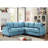 Transitional Micro Suede Sofa - Removable Backs/Arms, Reversible Chaise & Kiln-Dried Frame