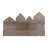 Wooden 1 Shelf White Wall Shelf with Hooks