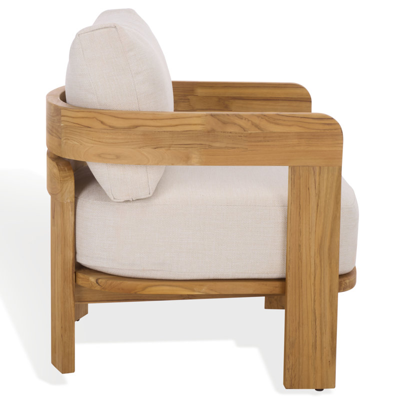 Chaise de patio en teck Achilles
