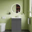 Glenhaven 600 mm Freestanding Combined Vanity Unit with Drop In Resin Basin-1572172146-1572561338
