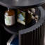 Auman Fluted Side Table With Door-120391982