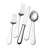 Wallace Home Hunter 20-Piece Stainless Steel Flatware Set, Service for 4 