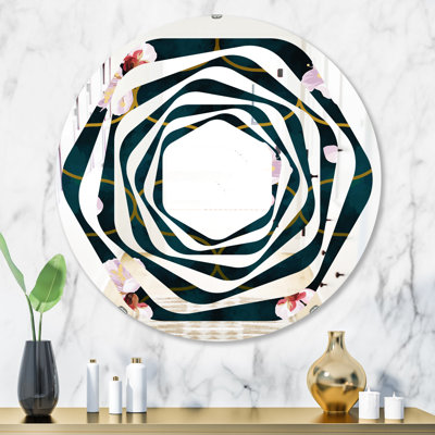 Miroir mural Whirl Flower II