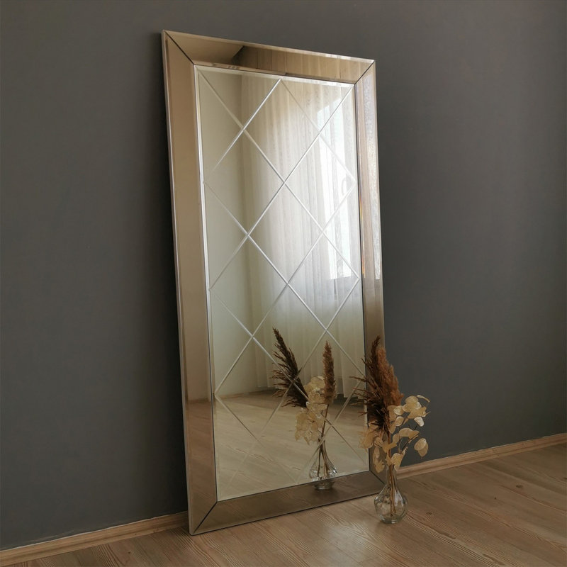 Abigail Engineered Wood Flat Mirror