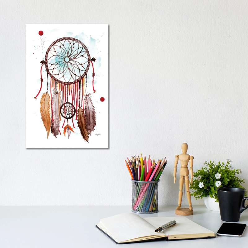Dreamcatcher II by Kelsey McNatt - Wrapped Canvas Gallery-Wrapped Canvas Giclée, 30.48cm H x 20.32cm W x 1.91cm D