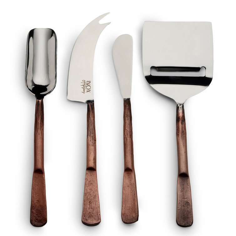 INOX Artisans Celia Stainless Steel Cheese Serving Set & Reviews