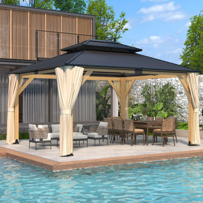 Abri de jardin en bois massif