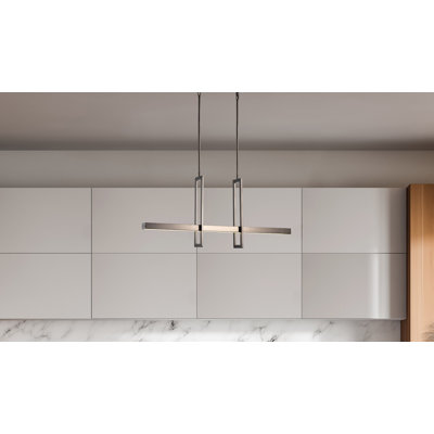 Saedi 3-Light Dimmable LED Kitchen Island Pendant