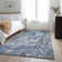 Premium Machine Washable Cerrito AMF519 Blue Rug