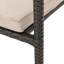 Chaise de salle à manger San Pico - Brun multi, 1 pièce avec coussin
