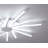 Amana 14 -Light Unique Design Dimmable White Light 31.49" LED Flush Mount Fixture