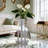 Handmade Crystal Glass Floor Vase