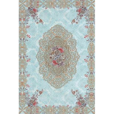 Tapis de couloir luxueux, tissu 100% velours, 39,4 po x 59,1 po | Semelle antidérapante en coton, d'une hauteur de poils de 0,4 po | Antibactérien, lavable à la machine | Impression numérique 3D, design élégant pour le décor et le confort de la maison