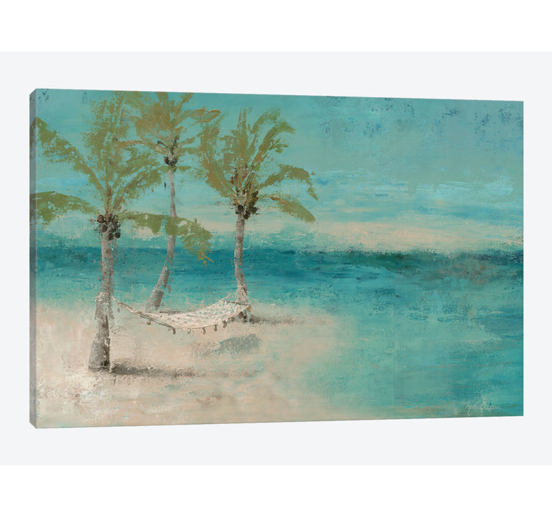 «Beach Day Landscape II», reproduction sur toile, H 40 po x l 60 po x P 1,5 po, Toile tendue