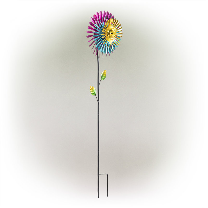 Hoder Weather Resistant Metal Abstract Garden Stake