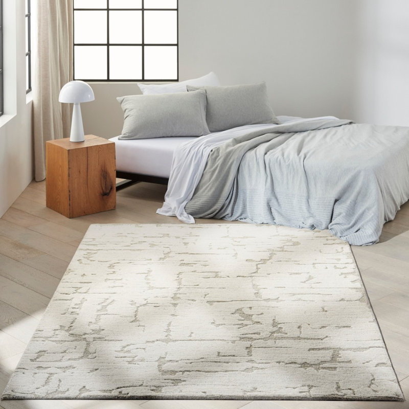 Anthonia Abstract Wool Hand Woven Area Rug, Rectangle 236 x 297cm