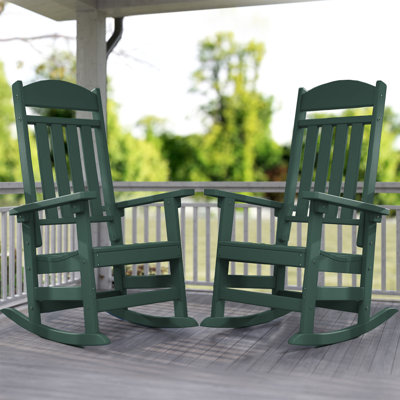Oxing HDPE Outdoor Rocking Chair