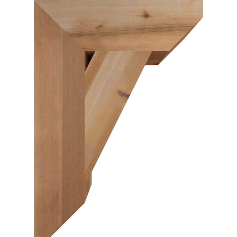 Support pour lattes l 5 5 po x P 20 po x H 28 po, cèdre rouge de l'Ouest, Cèdre rouge, H 28 po x l 5,5 po x P 20 po