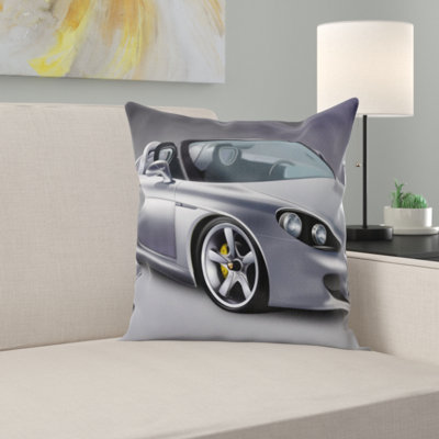 Microsuede Throw Pillow