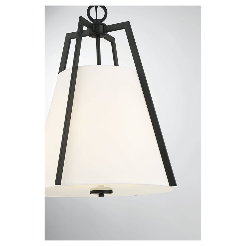 Luminaire suspendu noir 3 lumières Joy, Noir