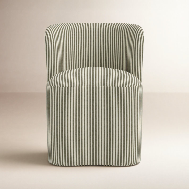 Stoffer Home x Cloth & Company Gail Dining Chair, Jane Stripe Laurel