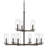 32.5" 9-Light 2-Tier Chandelier-49589398
