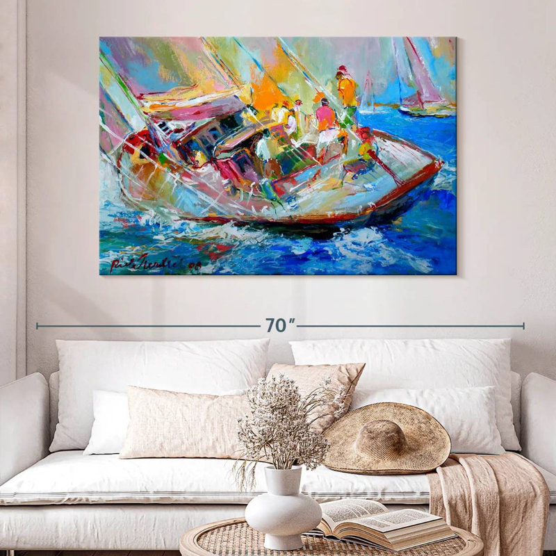 Mehar Sail, 34" H x 51" W