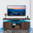Modern 47.2/55.1 in Media Console with Outlet and RGB LED Light, TV Stand for TVs up to 65/55 inch-1160467353-1161325089