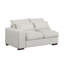 Canapé modulaire en lin avec 2 repose-pieds-325707105