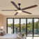 72 Inch 5 - Blade Wooden Ceiling Fan With Light And Remote Control