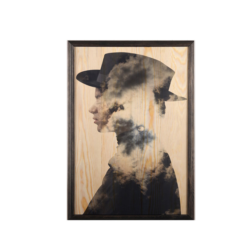Anonymous - Single Picture Frame Painting on Wood, 70cm H x 50cm W x 1.5cm D