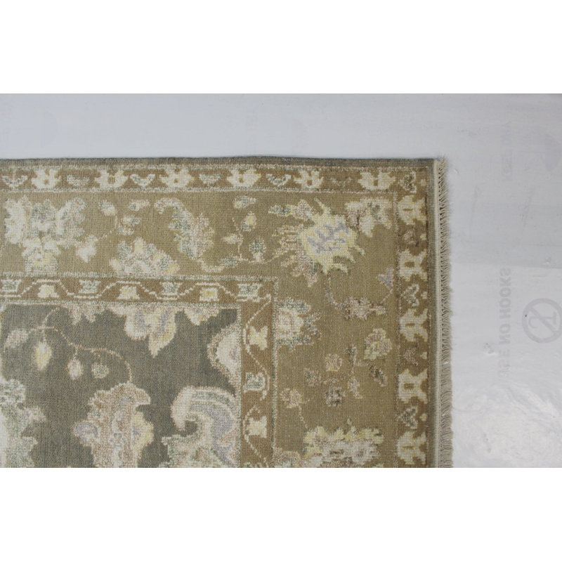 Oriental Area Rug in Light Green