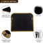 Miroir de salle de bain rectangulaire à large arche | Cadre en acier inoxydable-972588601-949338031