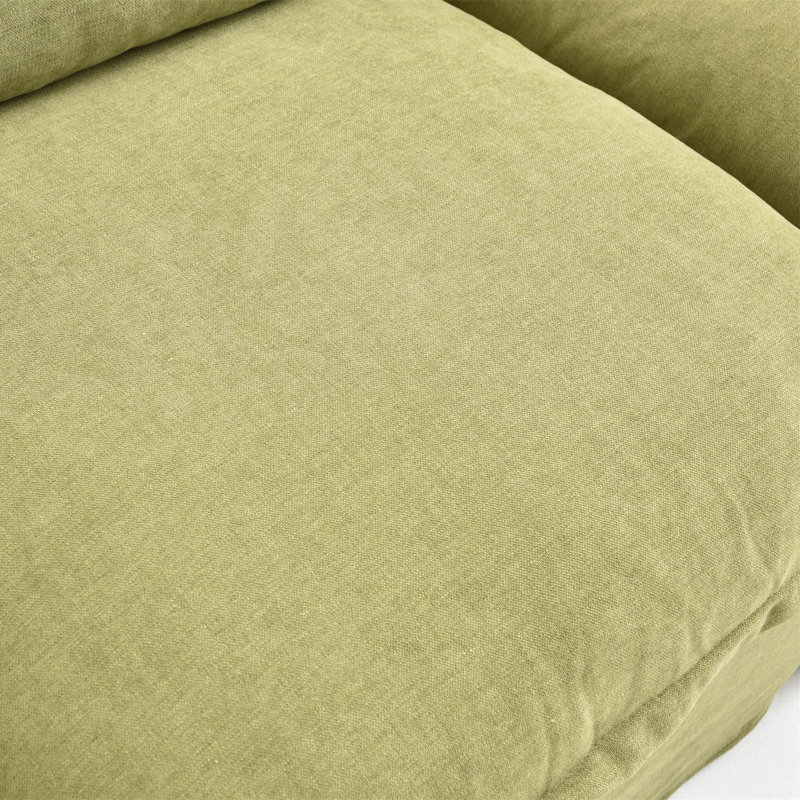 Fauteuil d'appoint rembourré Giannella, Vert