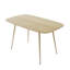 Table de salle à manger moderne avec pieds en métal-108896933-107402647