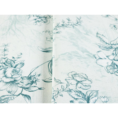 Papier peint floral à motif floral chinois l 41,7 po x H 393 po Chinoiserie